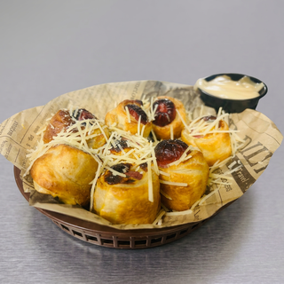 Cheesy Hogs in a Blanket